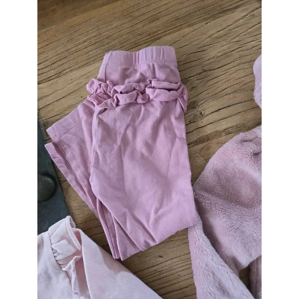 Toddler Girl Cozy Winter Hoodie Bundle Sz 2T